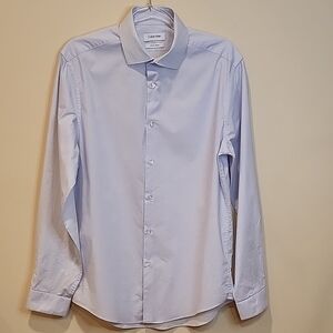 Calvin Klein Men's Sky Blue Dress Shirt